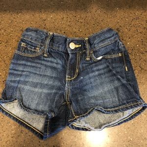 Old Navy little girl size 6 jean shorts